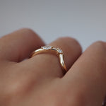 0.3 TCW Round Half Eternity Lab Grown Diamond Wedding Band