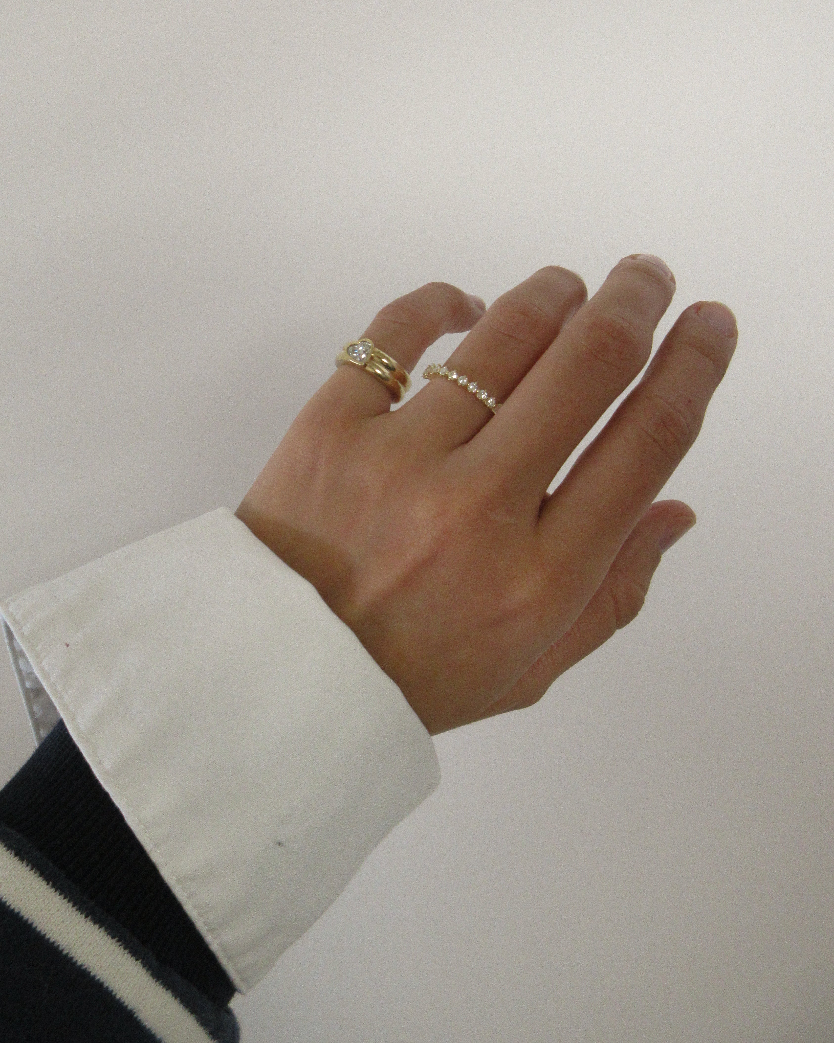 0.3 TCW Round Half Eternity Lab Grown Diamond Wedding Band