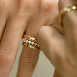 0.3 TCW Round Half Eternity Lab Grown Diamond Wedding Band