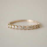 0.3 TCW Round Half Eternity Lab Grown Diamond Wedding Band