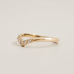 0.3 TCW Round Half Eternity Lab Grown Diamond Wedding Band