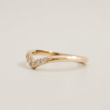 0.3 TCW Round Half Eternity Lab Grown Diamond Wedding Band