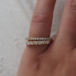 0.3 TCW Round Half Eternity Lab Grown Diamond Wedding Band