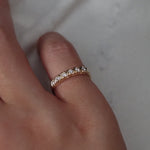 0.3 TCW Round Half Eternity Lab Grown Diamond Wedding Band