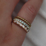 0.3 TCW Round Half Eternity Lab Grown Diamond Wedding Band
