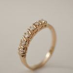 0.3 TCW Round Half Eternity Lab Grown Diamond Wedding Band