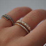 0.3 TCW Round Half Eternity Lab Grown Diamond Wedding Band
