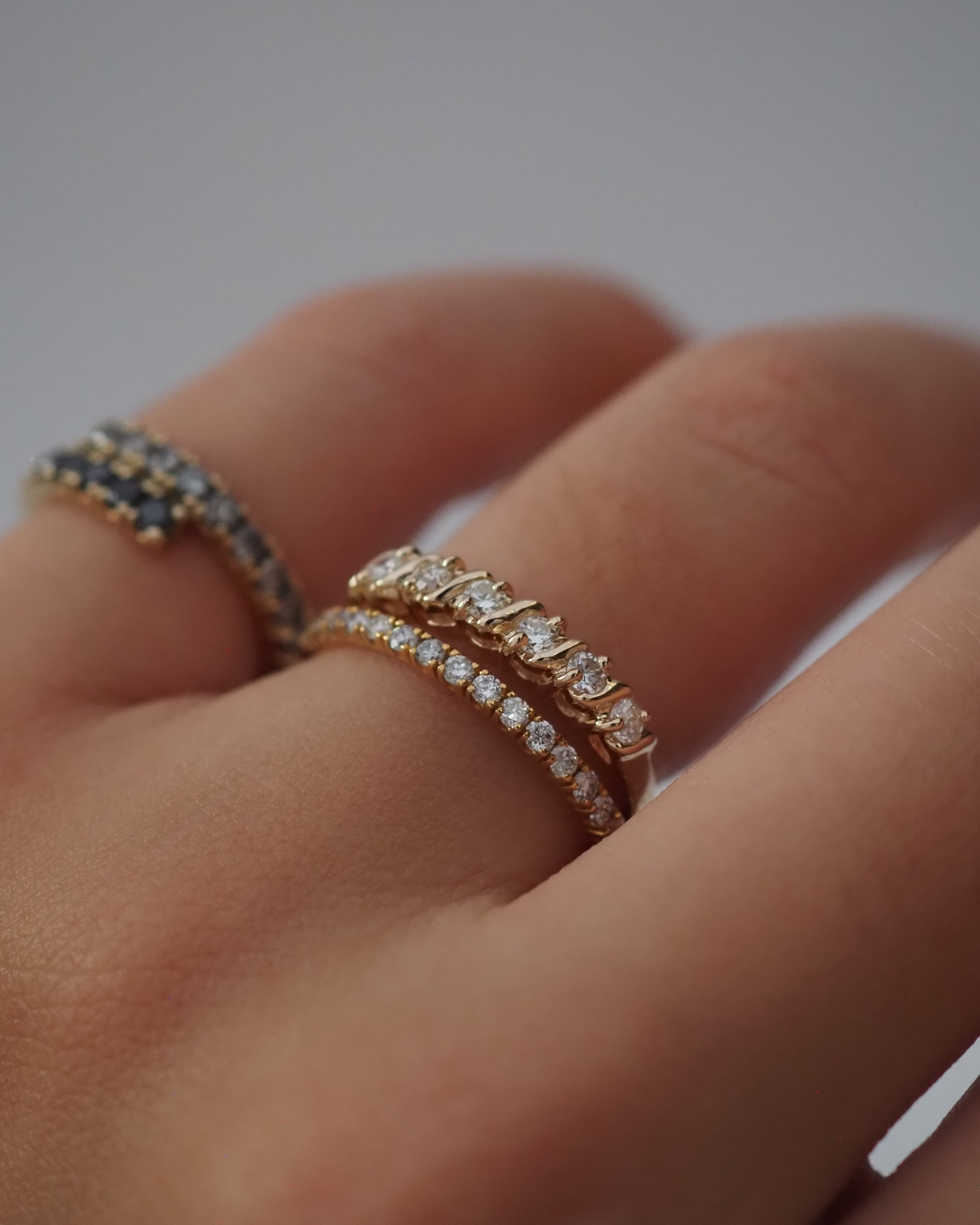 0.3 TCW Round Half Eternity Lab Grown Diamond Wedding Band