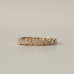 0.3 TCW Round Half Eternity Lab Grown Diamond Wedding Band