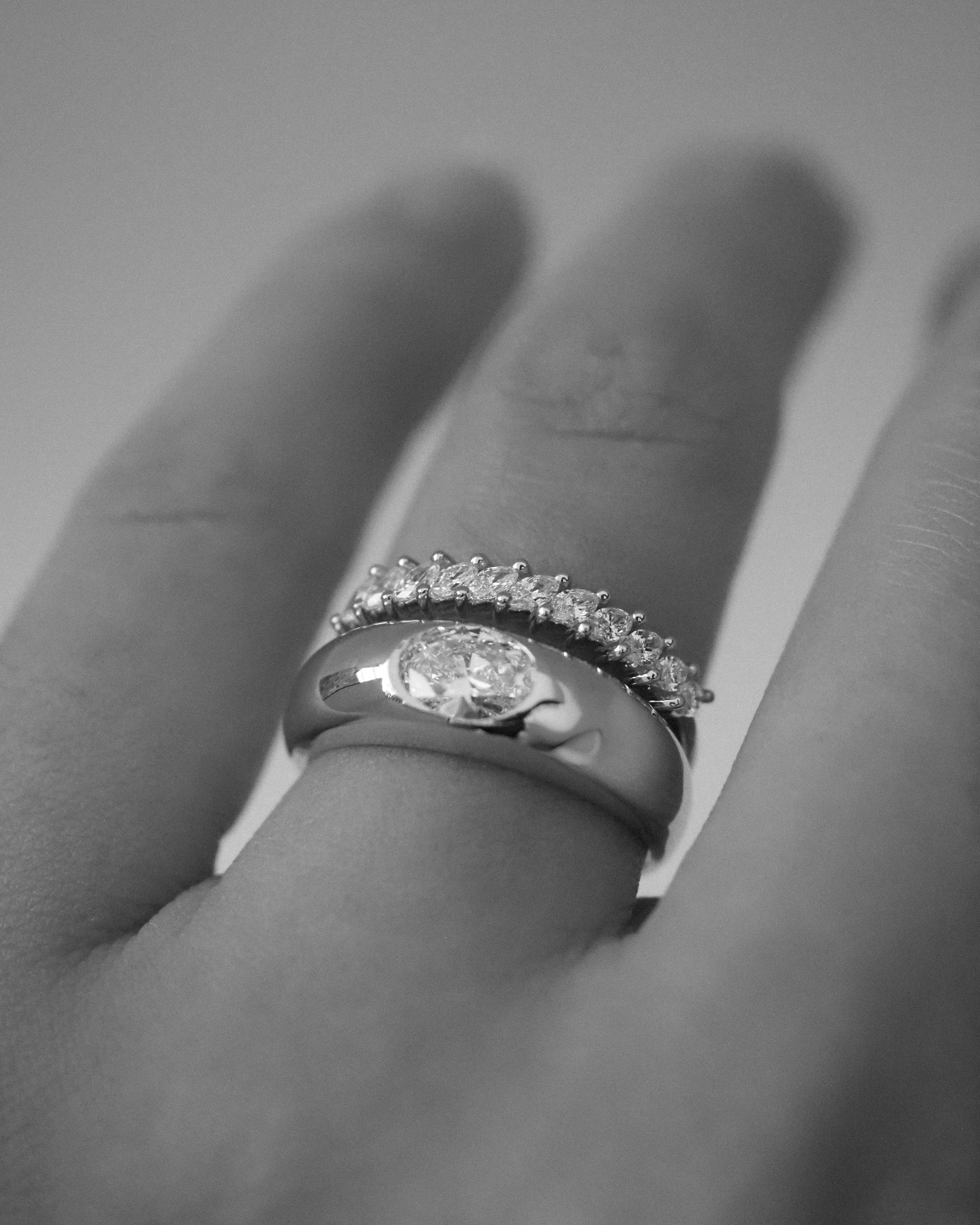 0.3 TCW Round Half Eternity Lab Grown Diamond Wedding Band