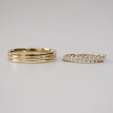 0.3 TCW Round Half Eternity Lab Grown Diamond Wedding Band