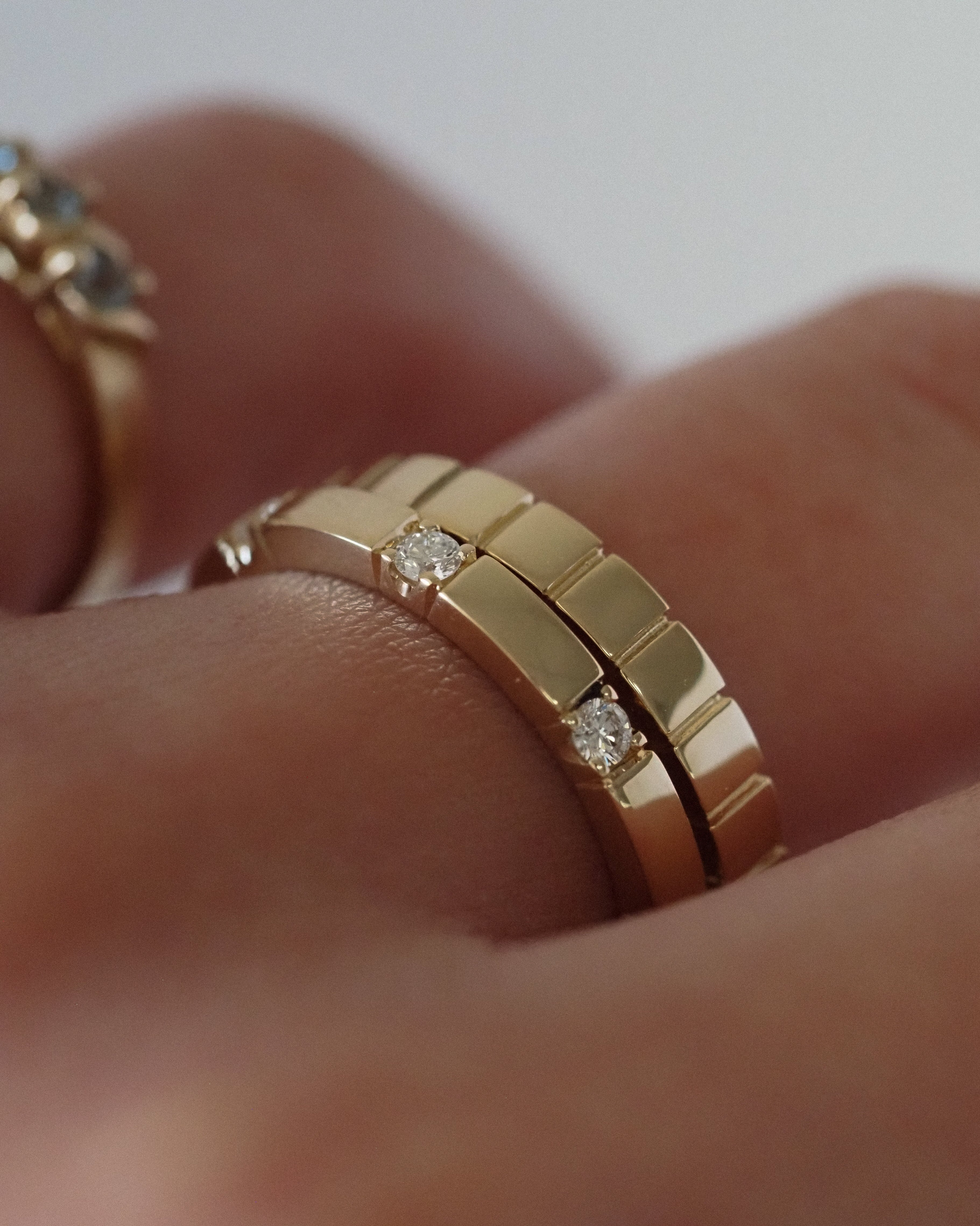 0.3 TCW Round Half Eternity Lab Grown Diamond Wedding Band