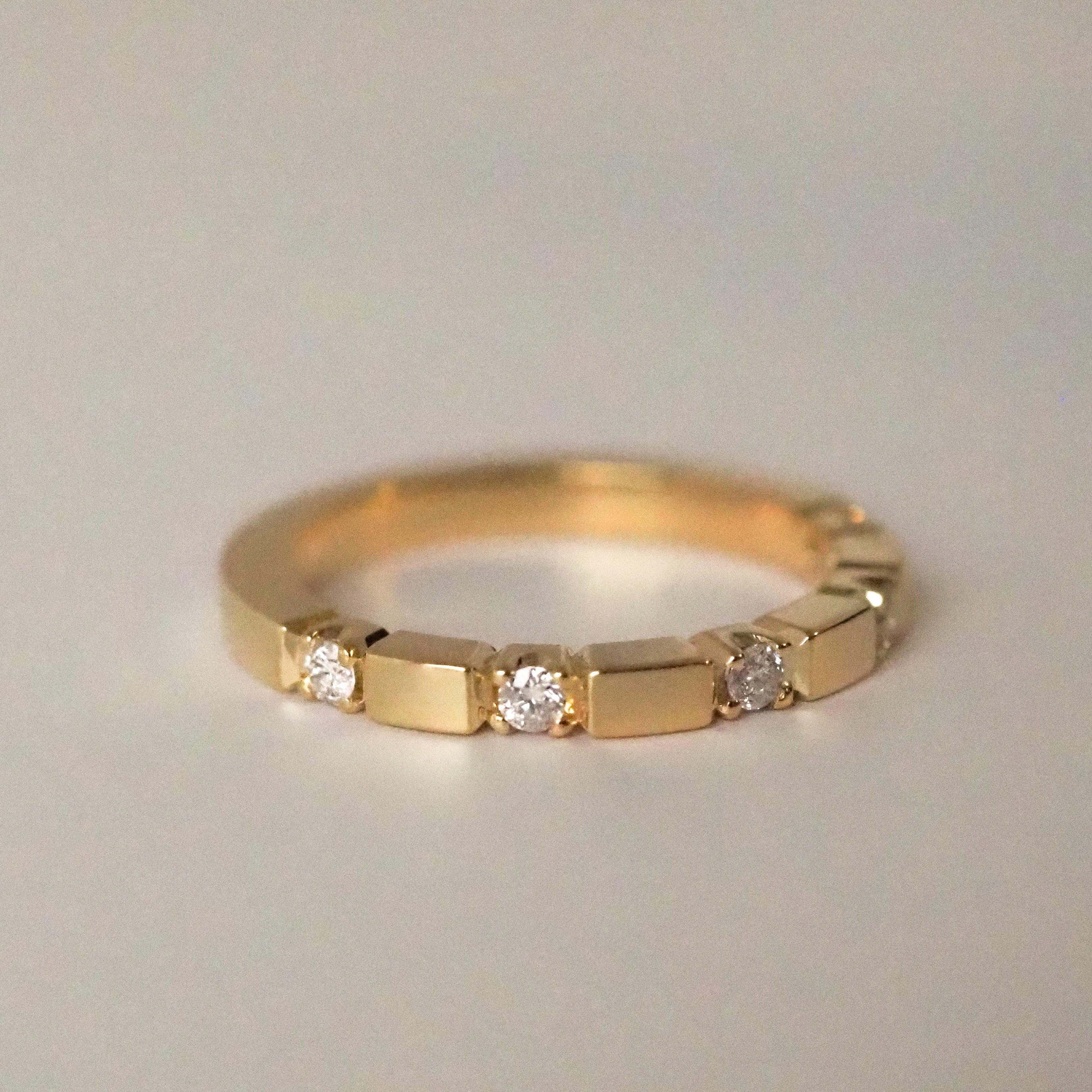 0.3 TCW Round Half Eternity Lab Grown Diamond Wedding Band