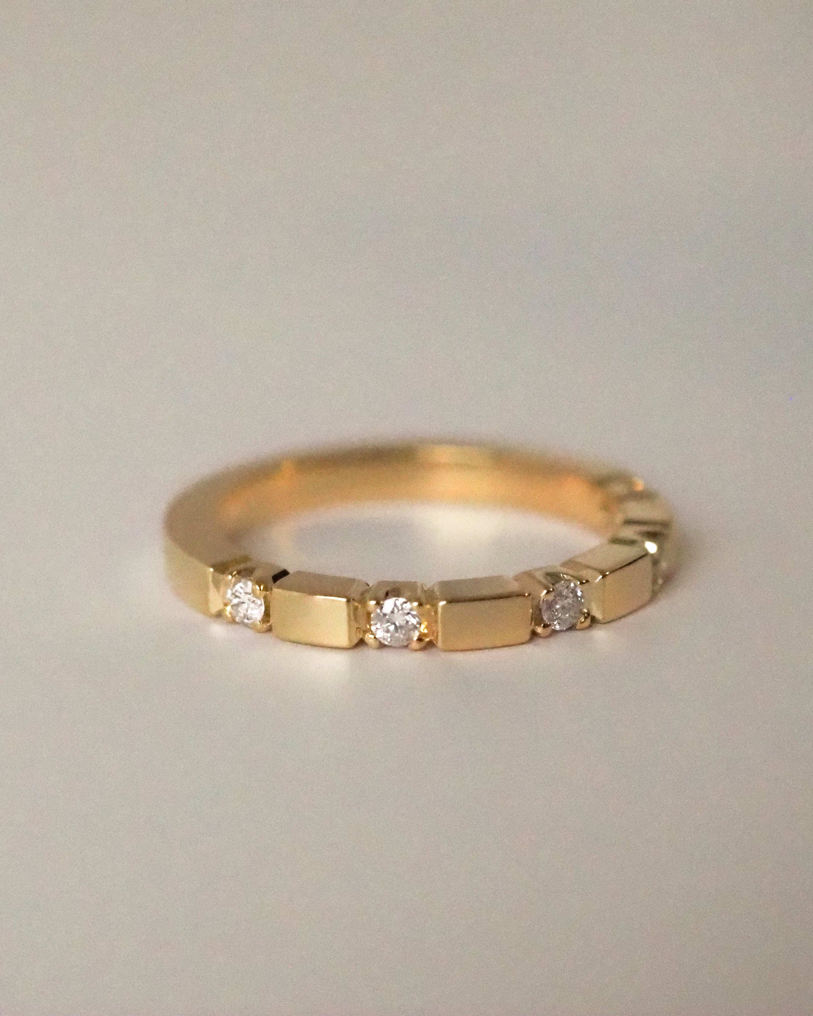 0.3 TCW Round Half Eternity Lab Grown Diamond Wedding Band