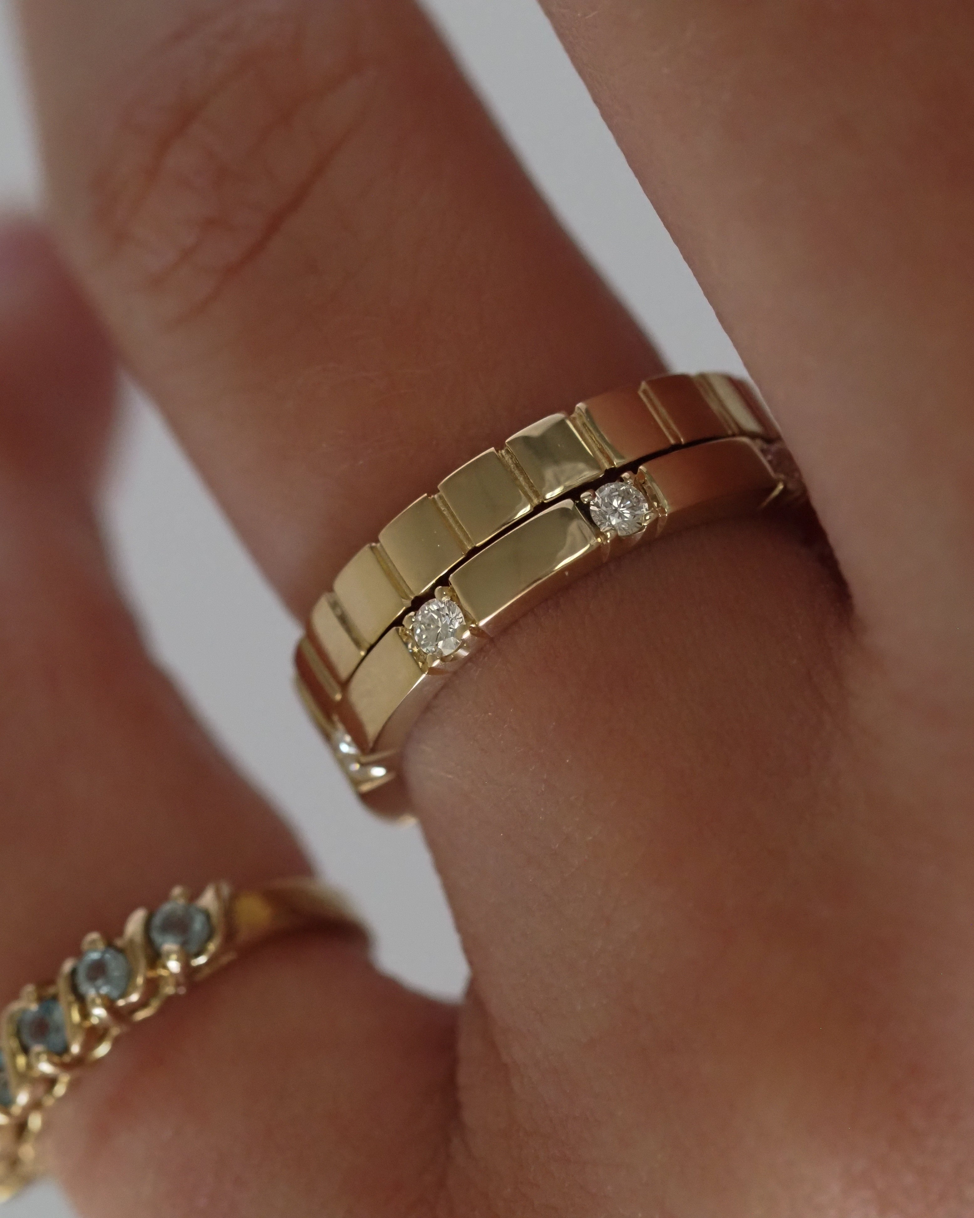 0.3 TCW Round Half Eternity Lab Grown Diamond Wedding Band