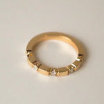 0.3 TCW Round Half Eternity Lab Grown Diamond Wedding Band