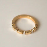 0.3 TCW Round Half Eternity Lab Grown Diamond Wedding Band