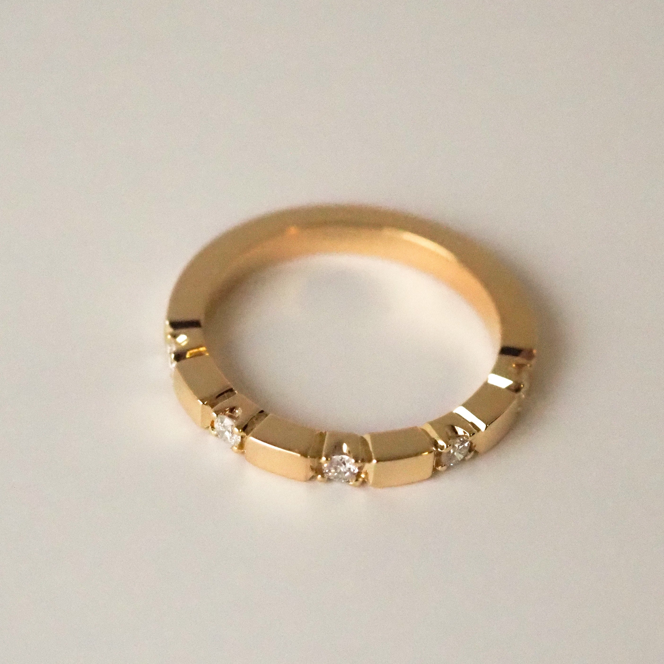 0.3 TCW Round Half Eternity Lab Grown Diamond Wedding Band
