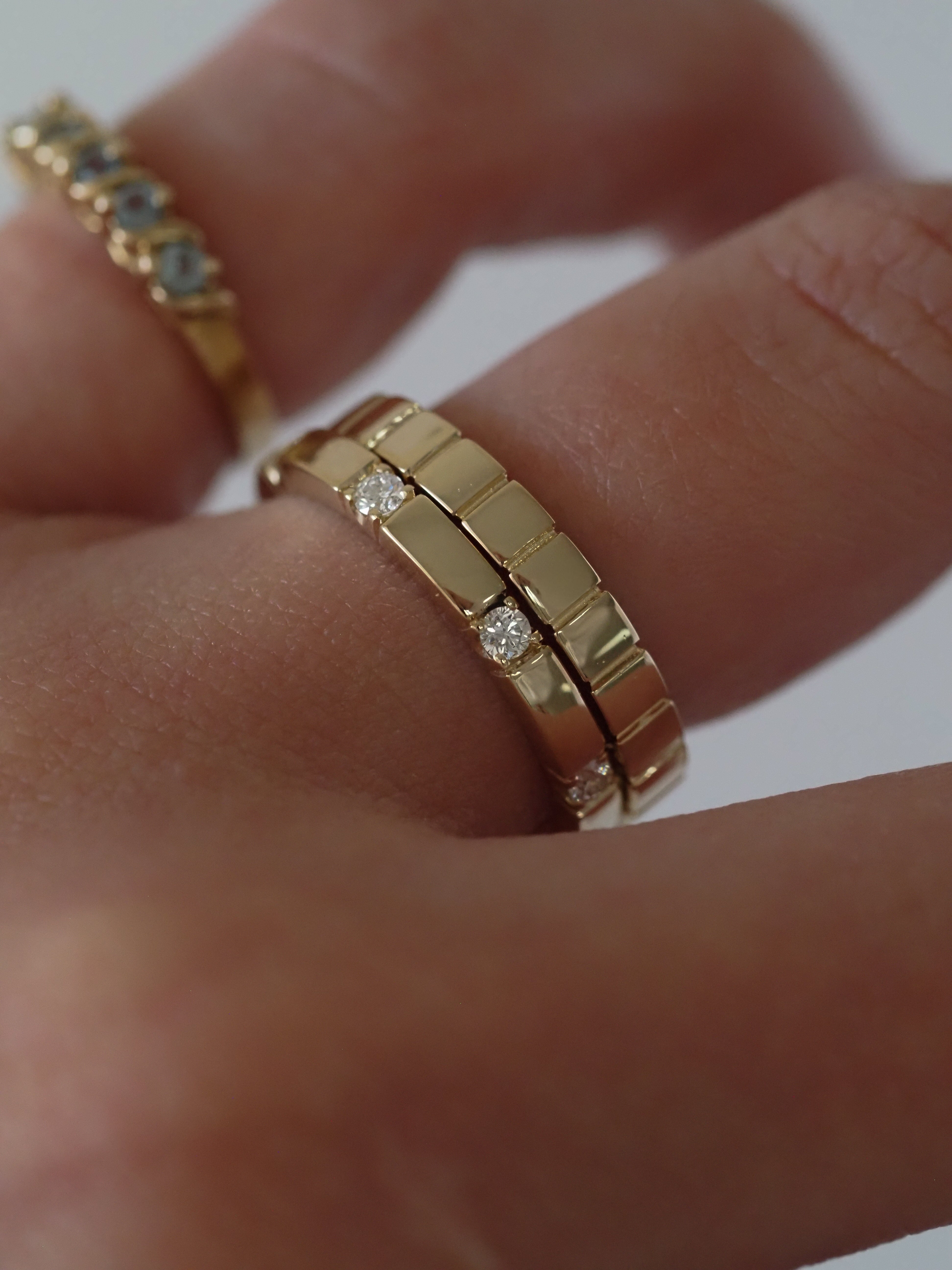 0.3 TCW Round Half Eternity Lab Grown Diamond Wedding Band