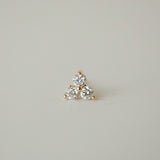 2 CT Round Halo & Pave Lab Grown Diamond Earring