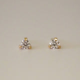 2 CT Round Halo & Pave Lab Grown Diamond Earring