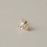 2 CT Round Halo & Pave Lab Grown Diamond Earring