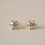 2 CT Round Halo & Pave Lab Grown Diamond Earring