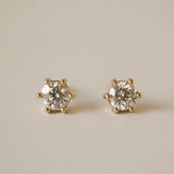 2 CT Round Halo & Pave Lab Grown Diamond Earring