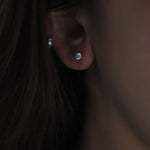 2 CT Round Halo & Pave Lab Grown Diamond Earring