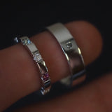 2 TCW Round Halo & Pave Lab Grown Diamond Mens Wedding Band