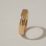 2 TCW Round Halo & Pave Lab Grown Diamond Mens Wedding Band