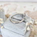 1.0 CT Pear Cluster CVD E/VS1 Diamond Engagement Ring 5