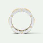 2.10 CT  Two Tone style Moissanite Diamond Men's Wedding Band 8