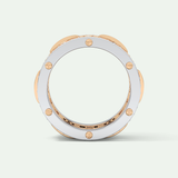2.10 CT  Two Tone style Moissanite Diamond Men's Wedding Band 17