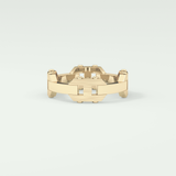 Matte Finished  Moissanite  Men's Wedding Band 1