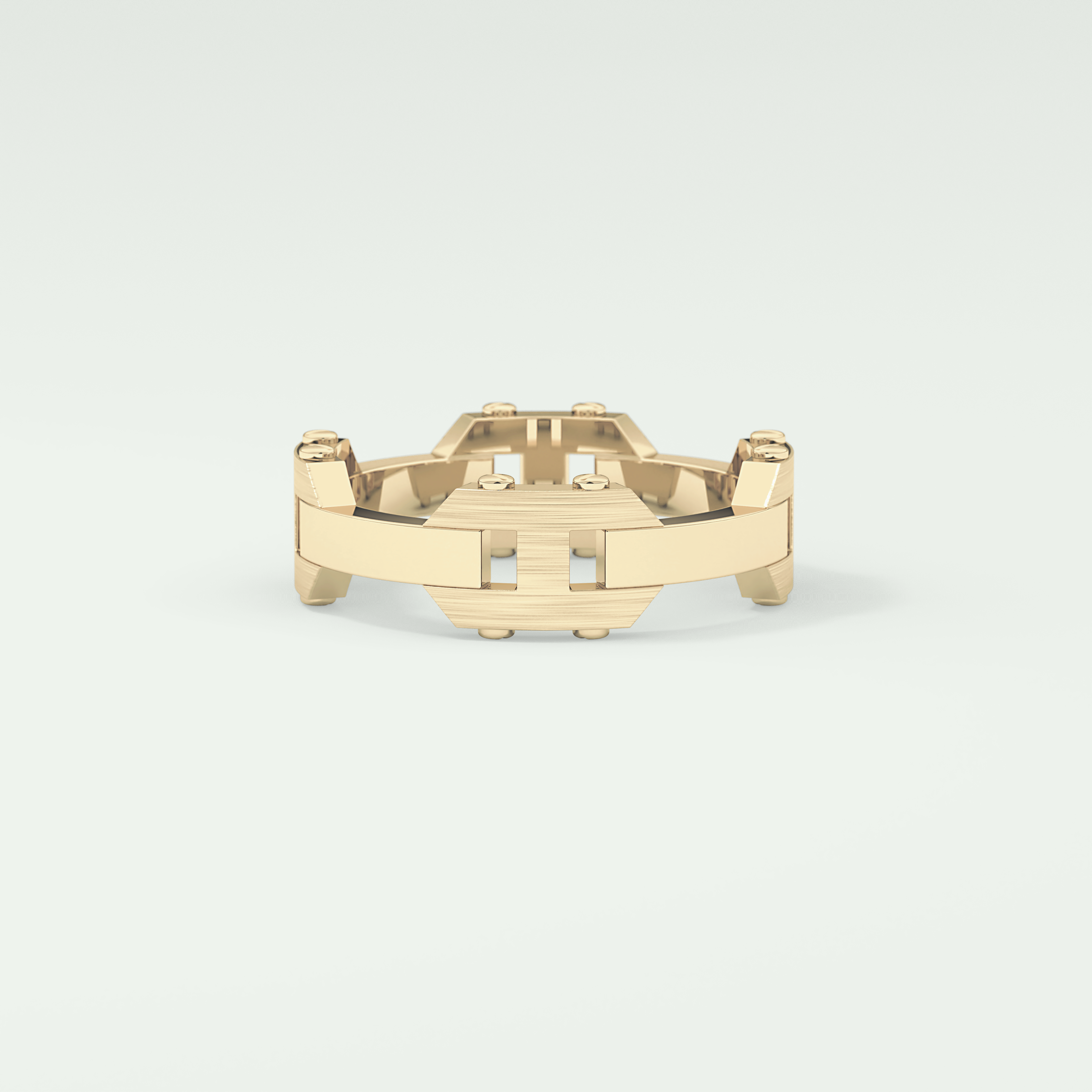 Matte Finished  Moissanite  Men's Wedding Band 1