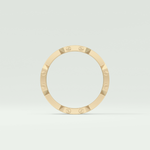 Matte Finished  Moissanite  Men's Wedding Band 6