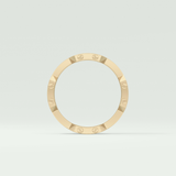 Matte Finished  Moissanite  Men's Wedding Band 6
