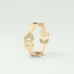 Matte Finished  Moissanite  Men's Wedding Band 5