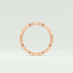 Matte Finished  Moissanite  Men's Wedding Band 18