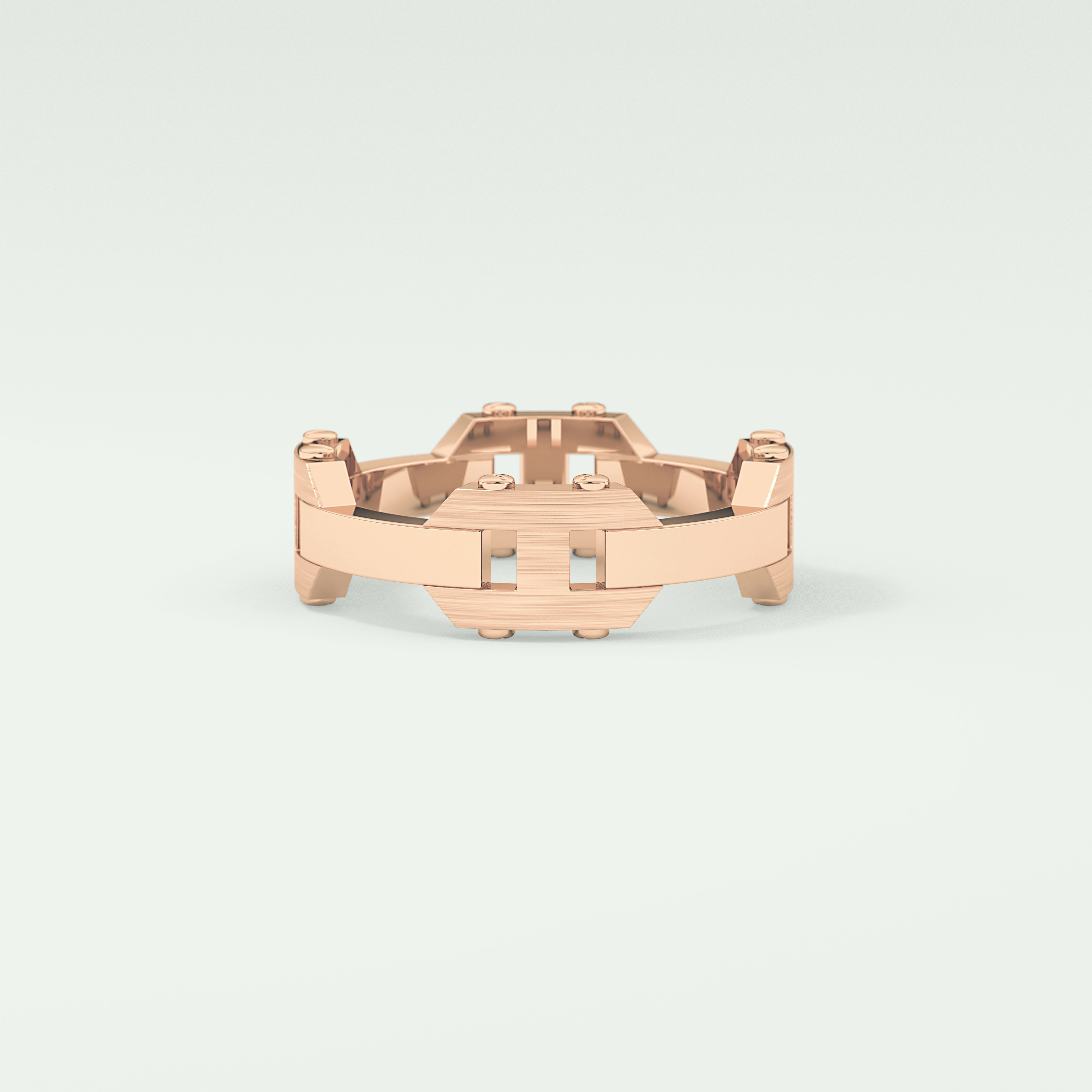 Matte Finished  Moissanite  Men's Wedding Band 15