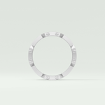 Matte Finished  Moissanite  Men's Wedding Band 12