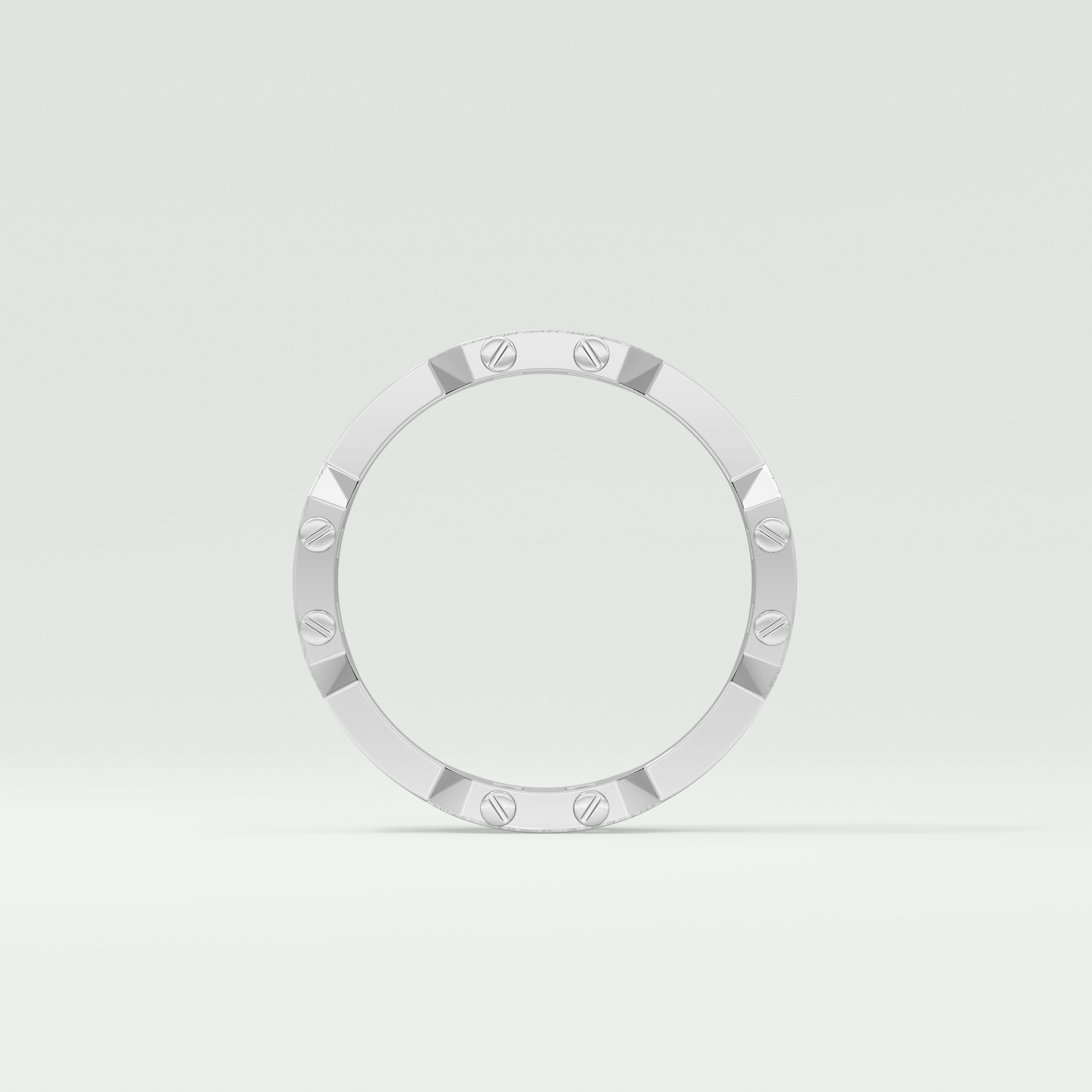 Matte Finished  Moissanite  Men's Wedding Band 12