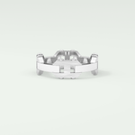 Matte Finished  Moissanite  Men's Wedding Band 9