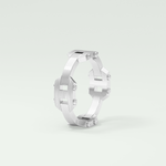 Matte Finished  Moissanite  Men's Wedding Band 10