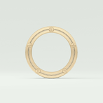 0.98 CT Channel Set Moissanite Diamond Men's Wedding Band 6