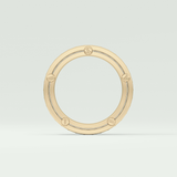 0.98 CT Channel Set Moissanite Diamond Men's Wedding Band 6