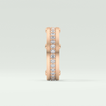 0.98 CT Channel Set Moissanite Diamond Men's Wedding Band 16