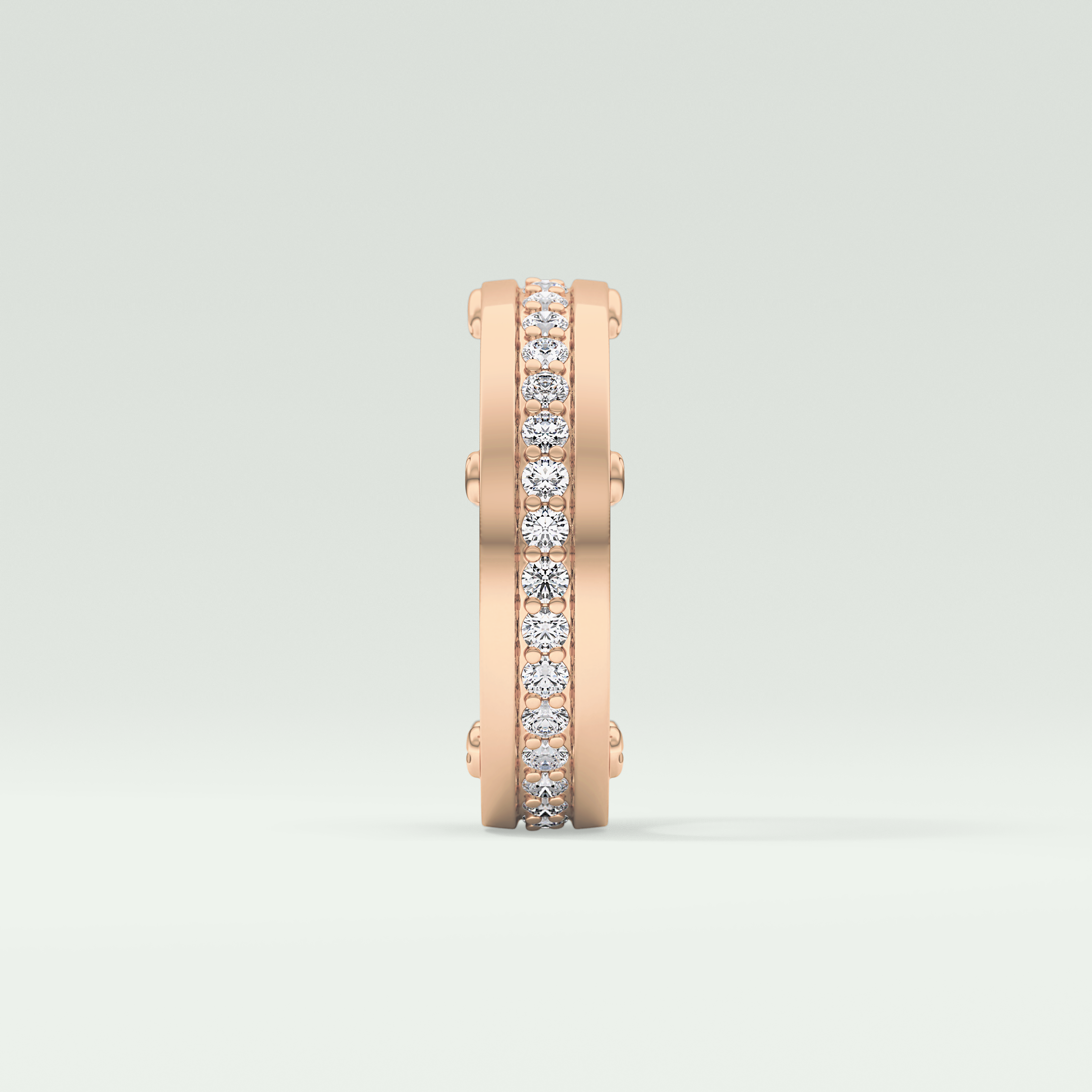 0.98 CT Channel Set Moissanite Diamond Men's Wedding Band 16