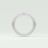 0.98 CT Channel Set Moissanite Diamond Men's Wedding Band 11